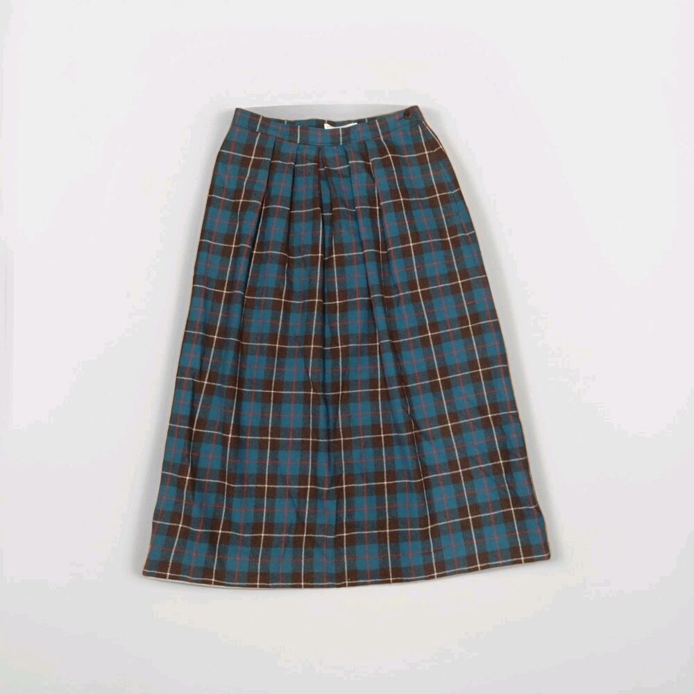 Vintage Pendleton Skirt Authentic Mac Kinnon Hunting Tartan Wool Size 10 USA - Picture 2 of 16